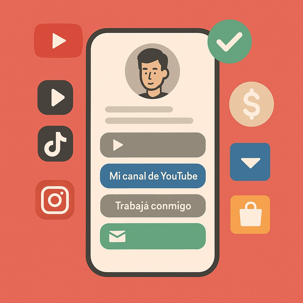 ¿Qué poner en tu página de enlaces si tenés un canal de YouTube?